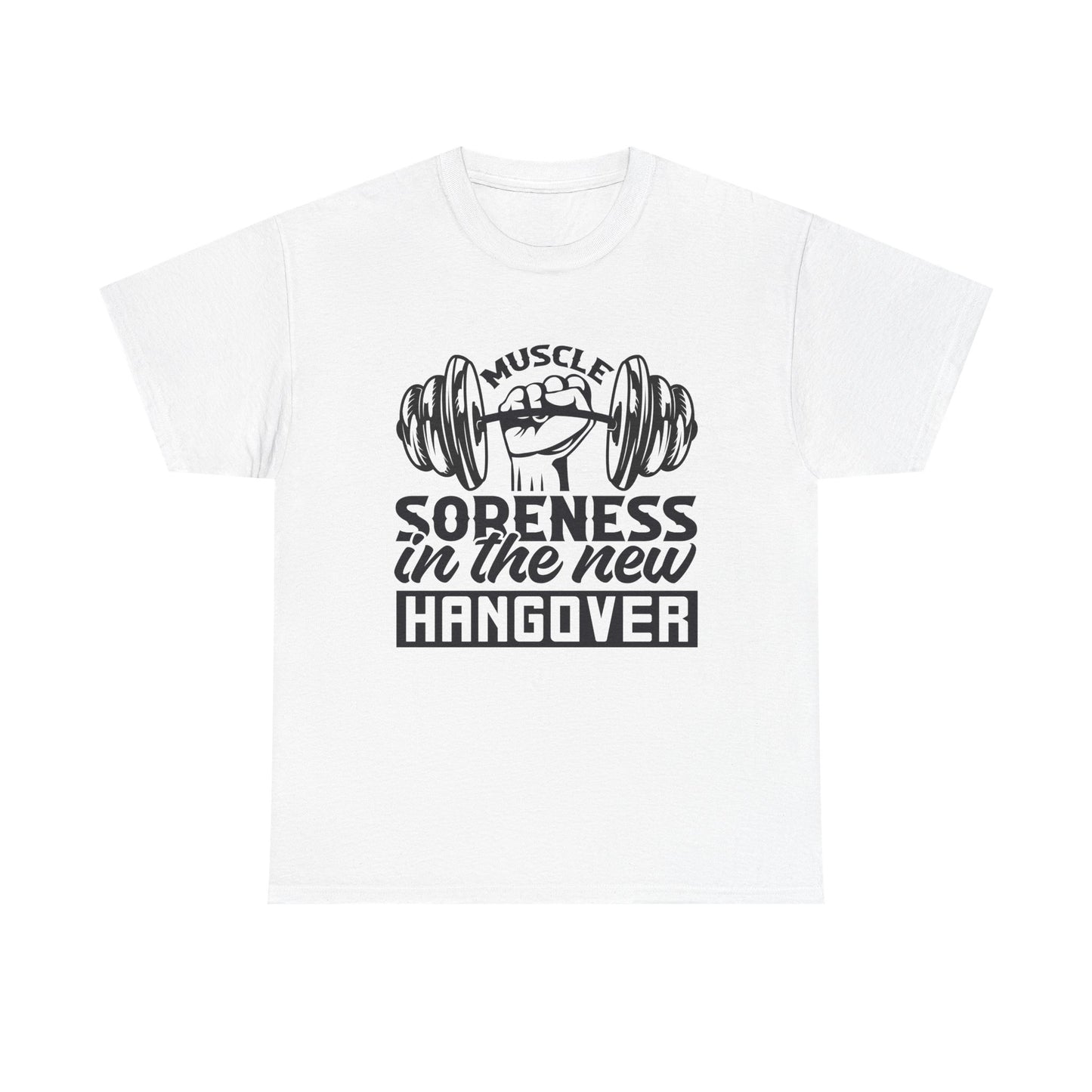 Muscle Soreness Unisex Heavy Cotton Tee - Perfect for Gym Lovers & Fitness Enthusiasts