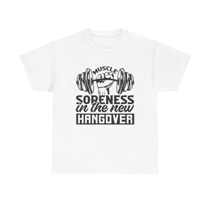 Muscle Soreness Unisex Heavy Cotton Tee - Perfect for Gym Lovers & Fitness Enthusiasts