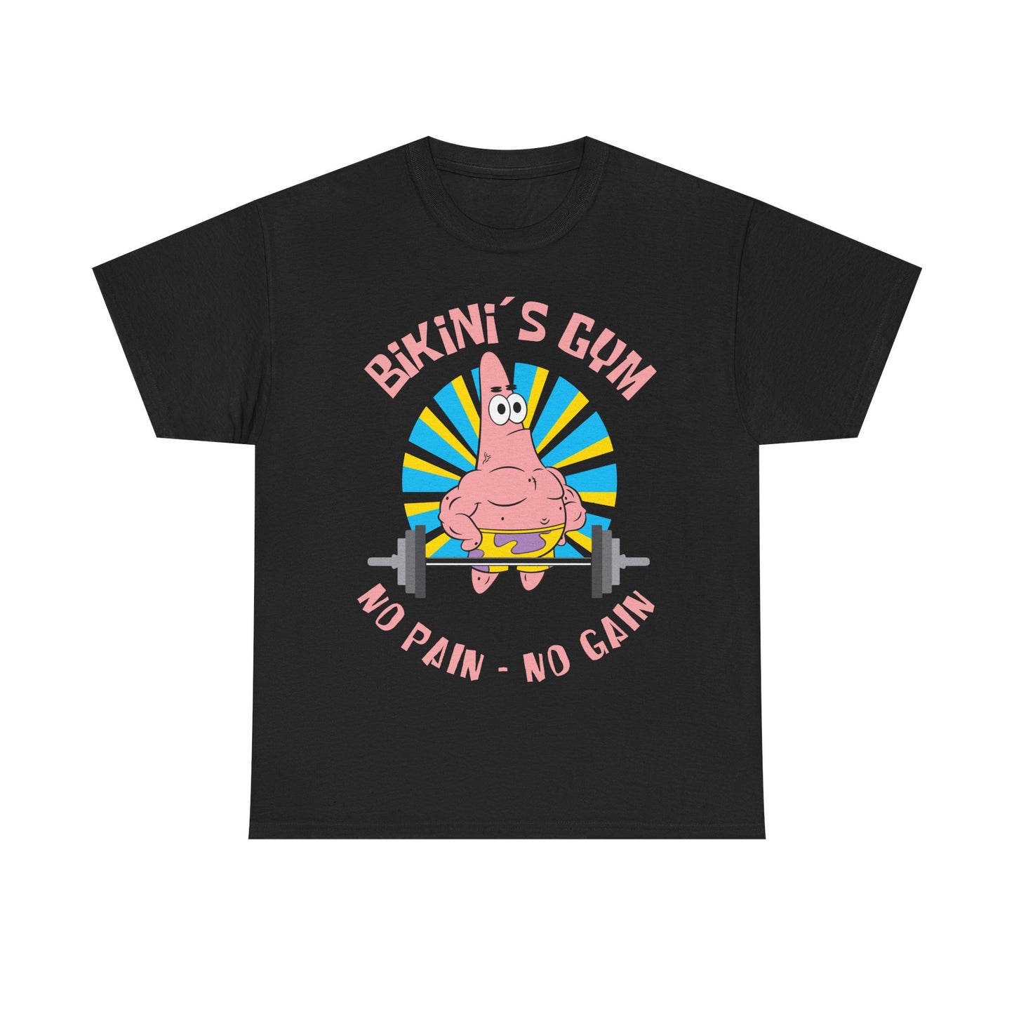 Bikini Bottom Gym Patrick Unisex Heavy Cotton Tee