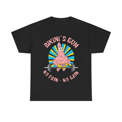 Bikini Bottom Gym Patrick Unisex Heavy Cotton Tee