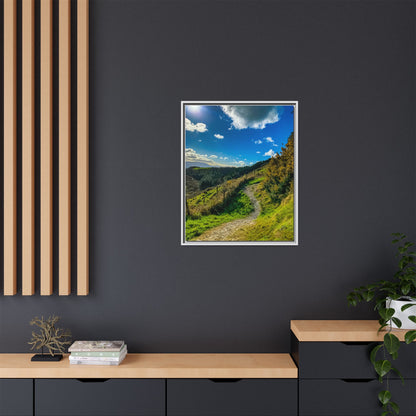 Glanageenty Forest Trail  Matte Canvas, Framed (Multi-color)