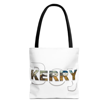 Kerry Boy White Tote Bag (AOP)