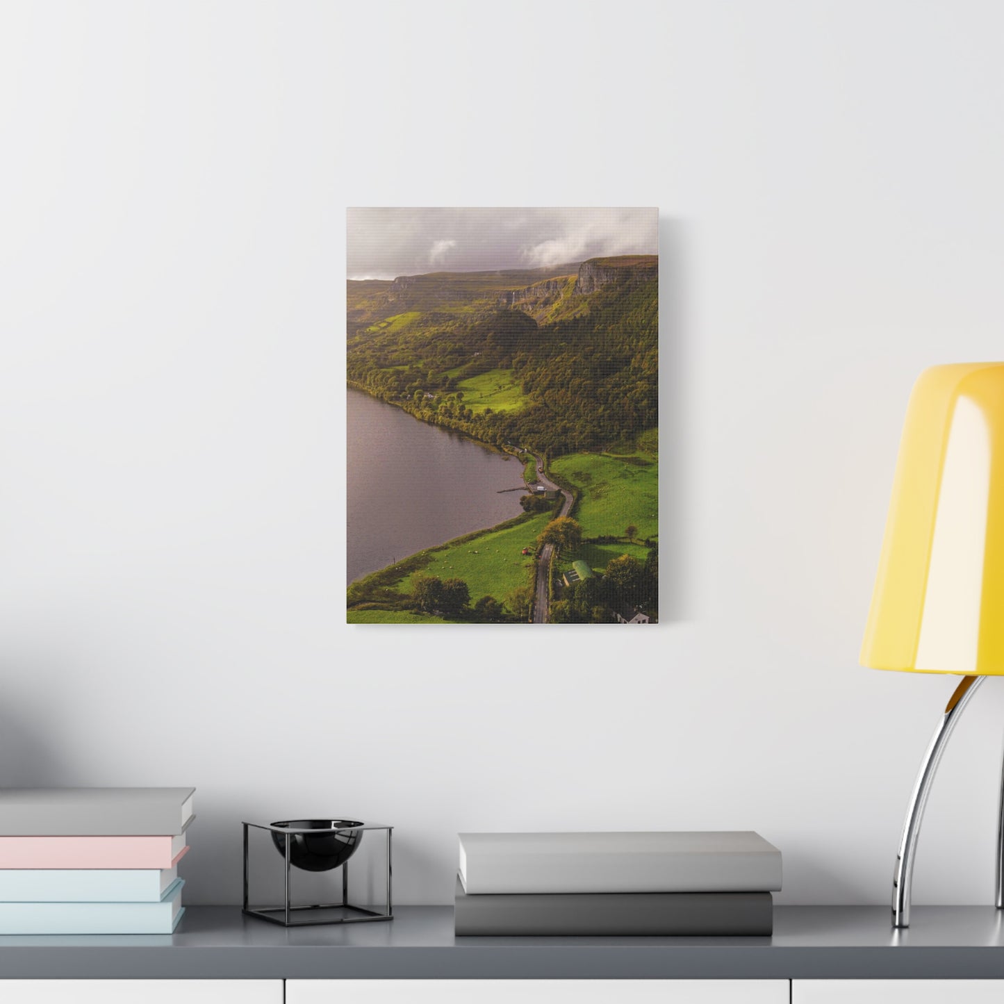 Sruth in Aghadh an Aird or The devil's Chimney Matte Canvas, Stretched, 1.25"