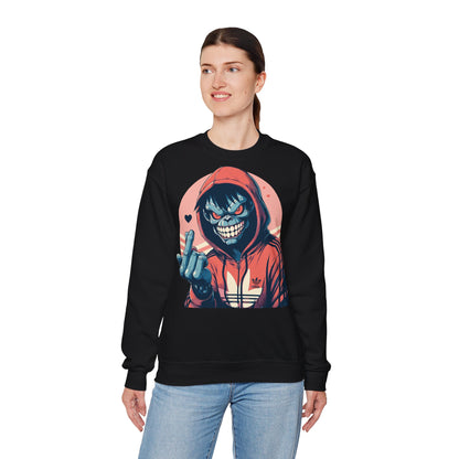 Edgy Graphic for Casual Wear - Unisex Heavy Blend™ Crewneck Sweatshirt