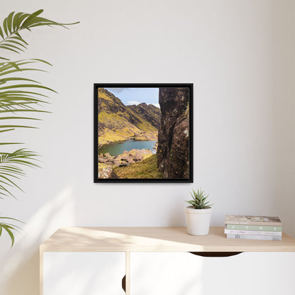 Mount Brandon Valley Matte Canvas, Framed (Multi-color)