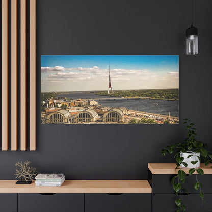 Riga TV Tower Matte Canvas, Stretched, 1.25"