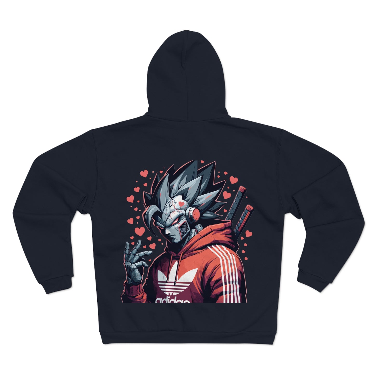 Goku Love Unisex Hooded Zip Sweatshirt