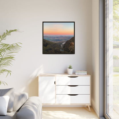 On The Way To Mount Brandon Matte Canvas, Framed (Multi-color)