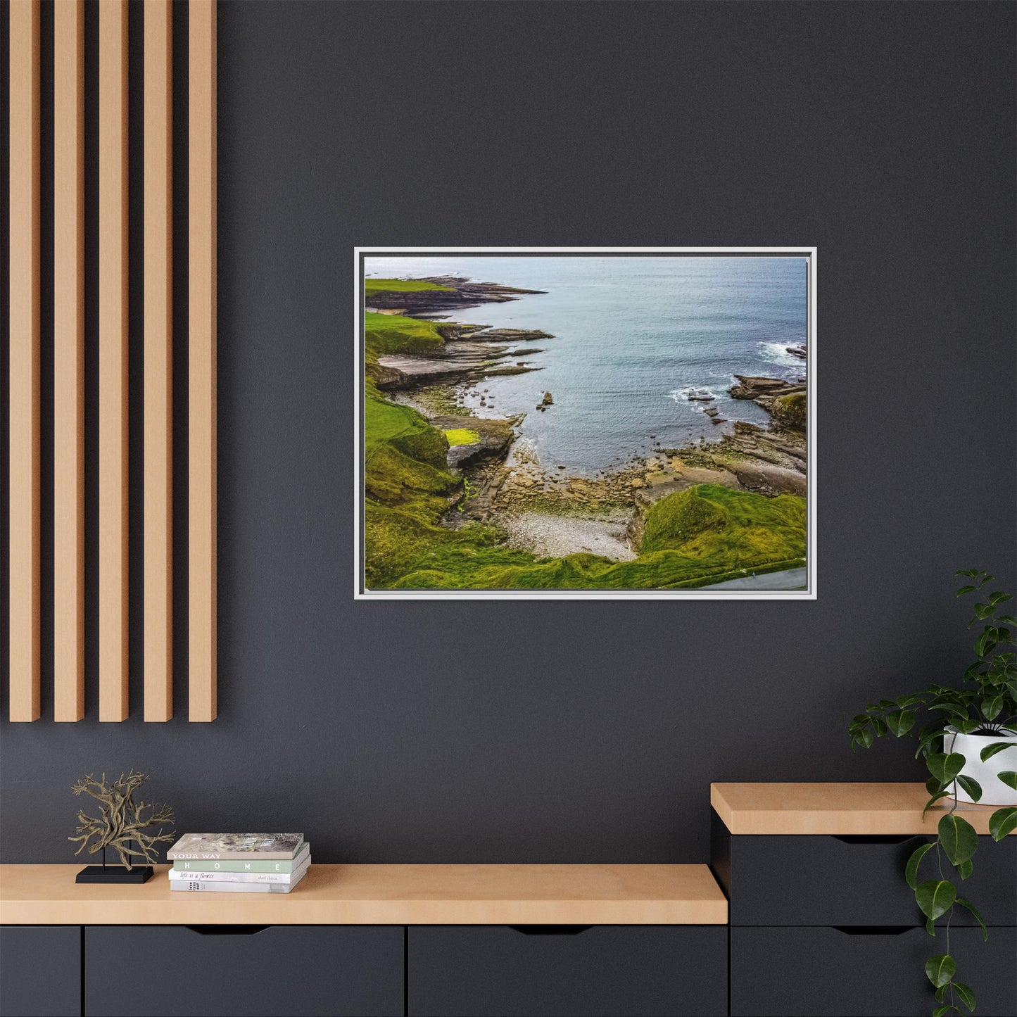 Somewhere in Sligo Matte Canvas, Framed (Multi-color)