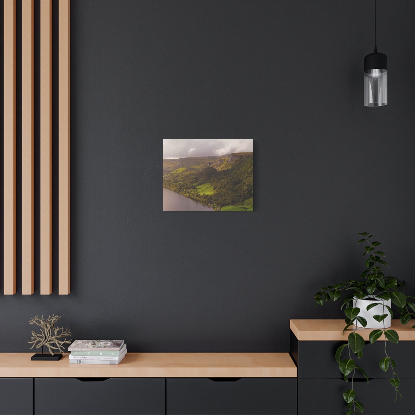 Sruth in Aghadh an Aird or The devil's Chimney Matte Canvas, Stretched, 1.25"