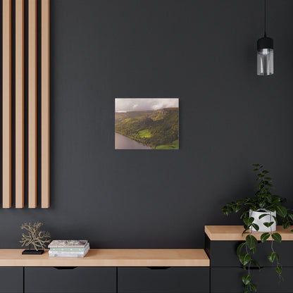 Sruth in Aghadh an Aird or The devil's Chimney Matte Canvas, Stretched, 1.25"