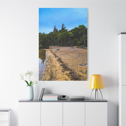 Muckross Lake Beach Matte Canvas, Stretched, 1.25"