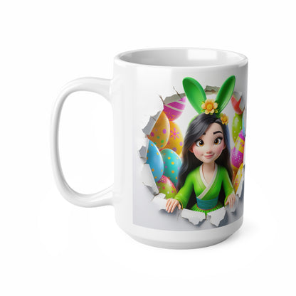 Easter Bunny Ceramic Coffee Cup - Fun 11oz & 15oz Mugs for Holiday Celebrations