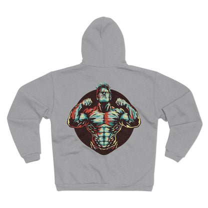 Muscle Power Unisex Zip-Up Hoodie - Strength & Fitness Apparel