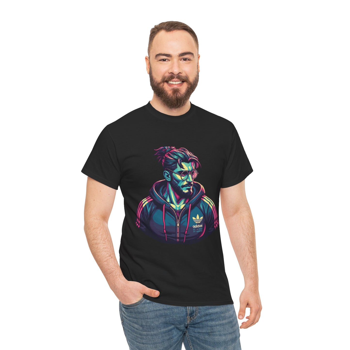 Retro Style Graphic Unisex Heavy Cotton Tee - Perfect for Casual Wear