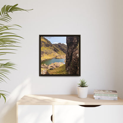 Mount Brandon Valley Matte Canvas, Framed (Multi-color)