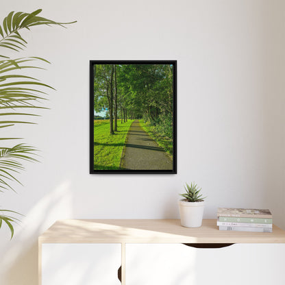 Listowel Town Park Matte Canvas, Framed (Multi-color)