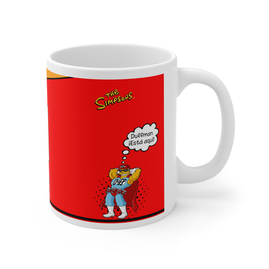 Duff Beer Ceramic Coffee Cups - Fun and Quirky 11oz & 15oz Mugs for Fans