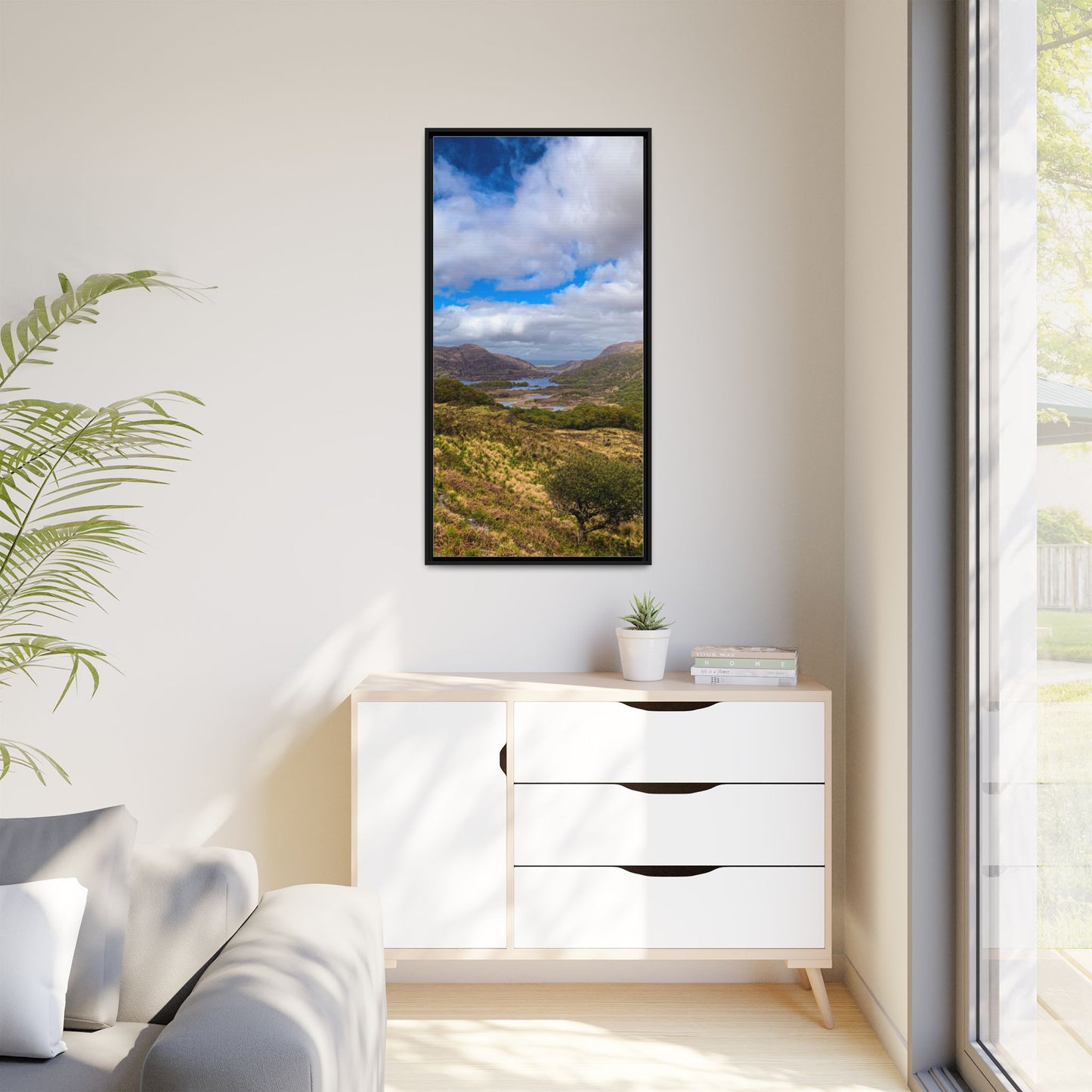 Matte Canvas, Framed (Multi-color)