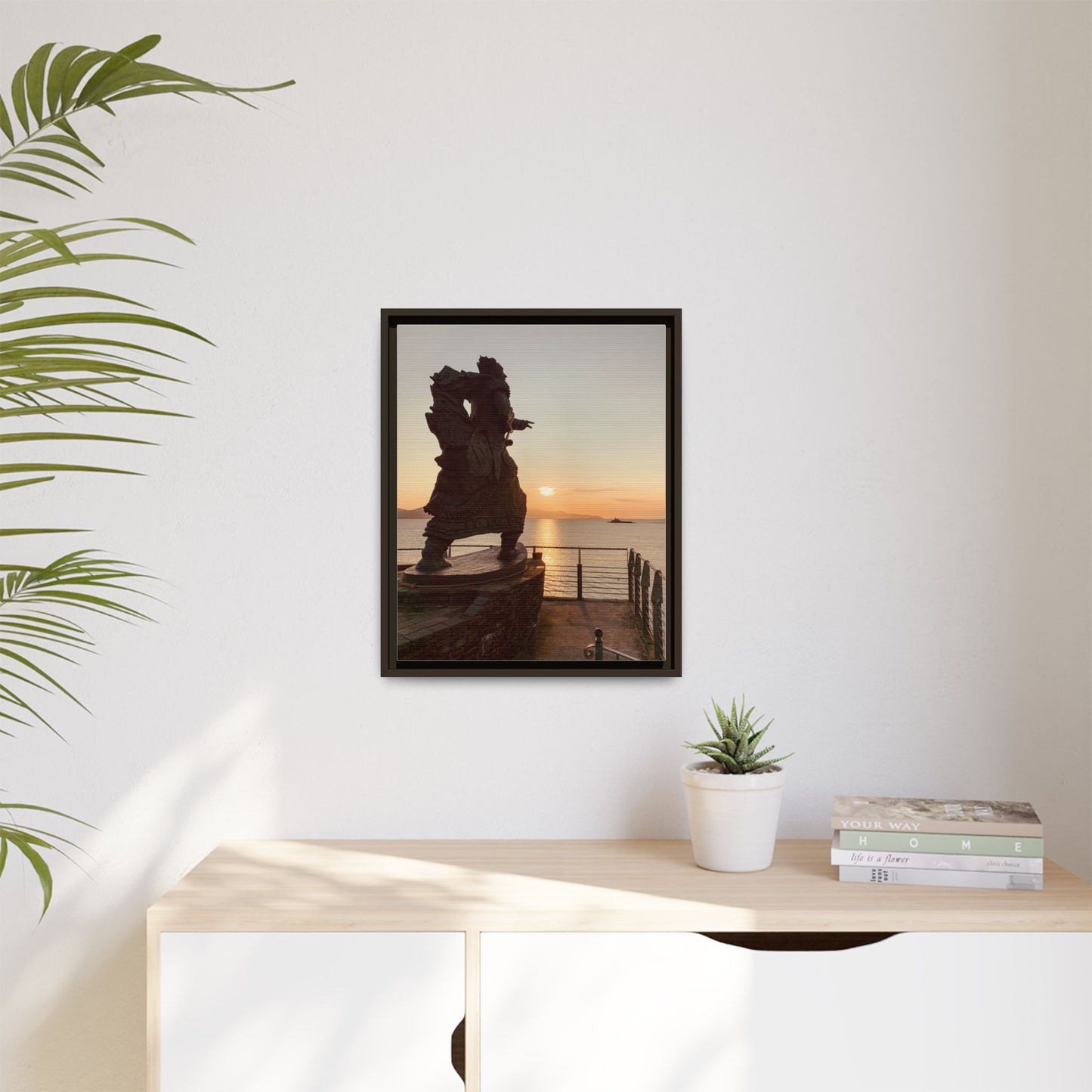 Fenit Matte Canvas, Framed (Multi-color)