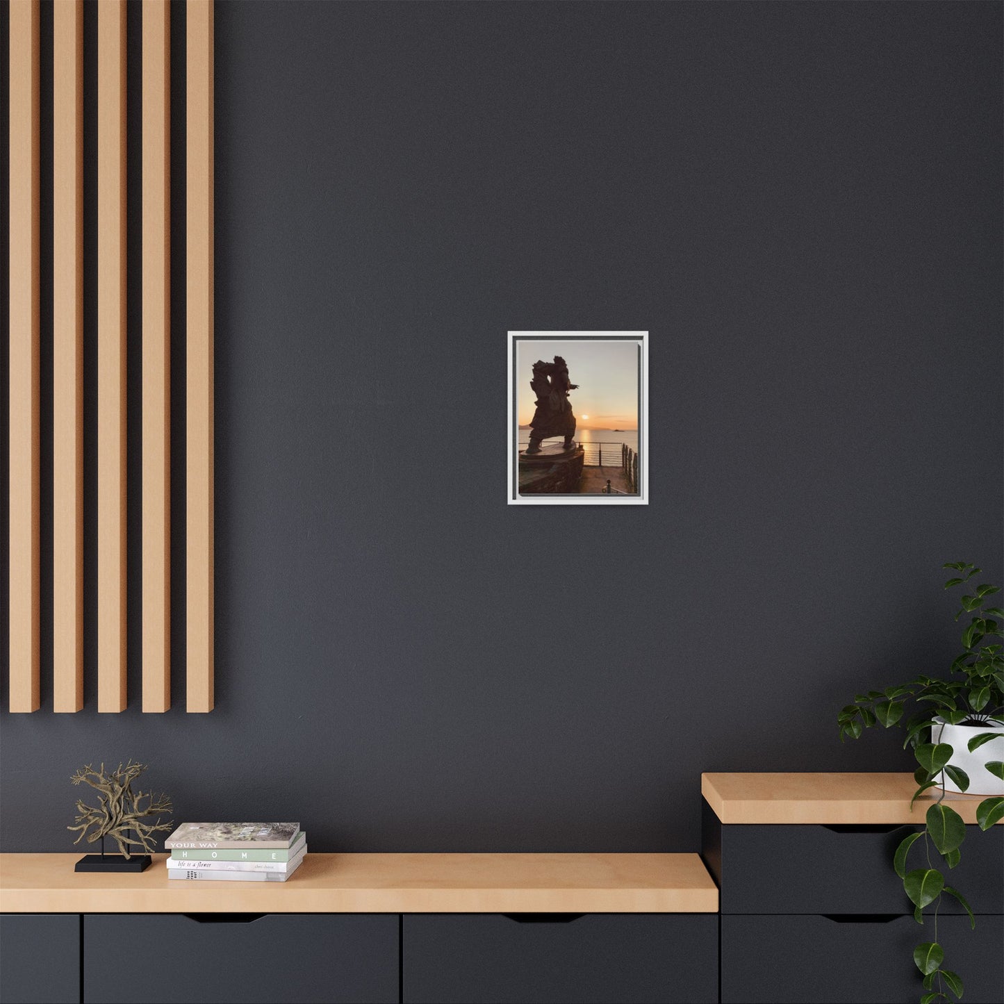 Fenit Matte Canvas, Framed (Multi-color)