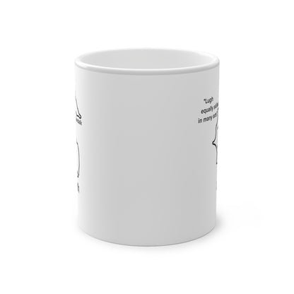 Louth Magic Mug: Color - Changing Coffee Cup with Artistic Map Design