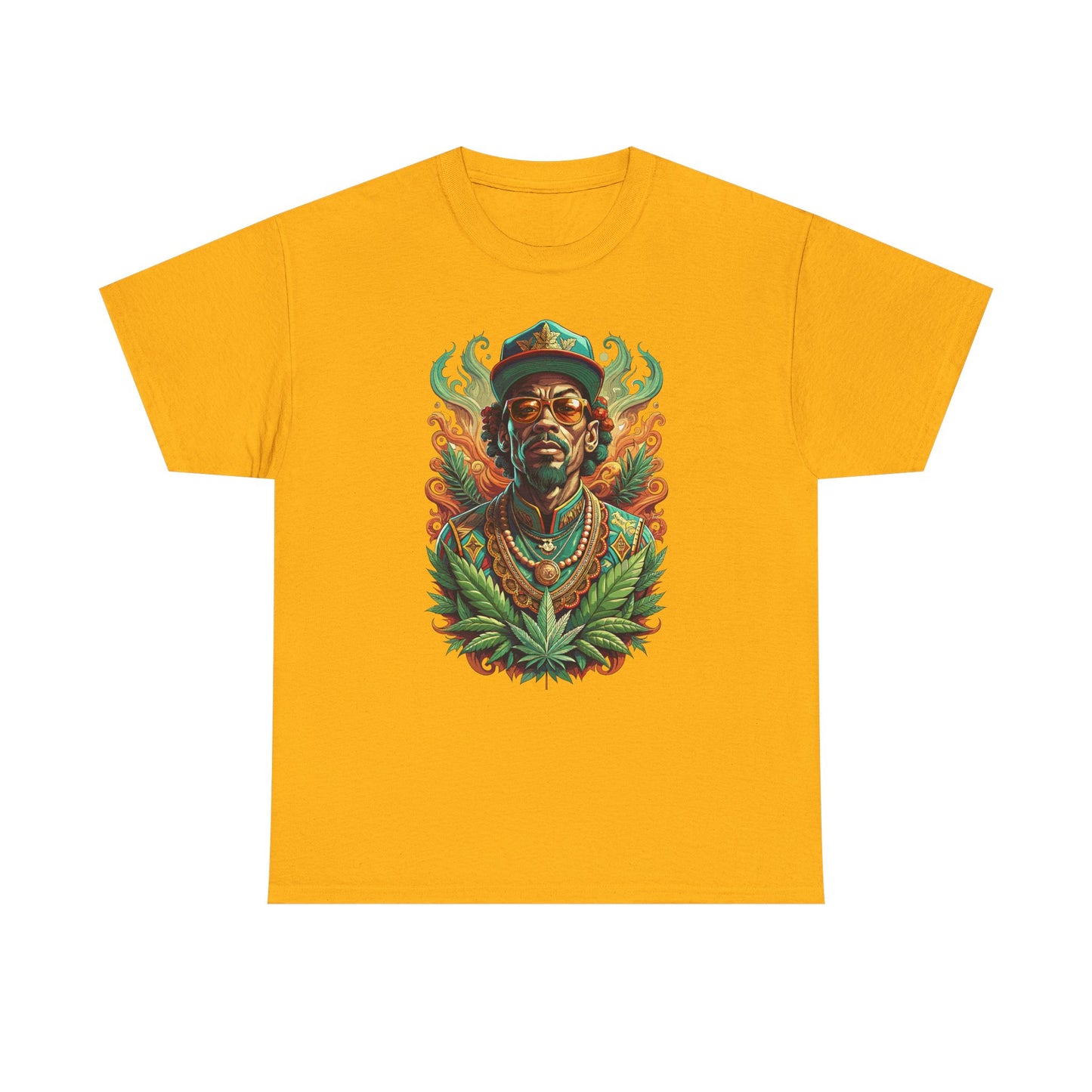 Reggae Lion Tee — Rasta Portrait Graphic T-Shirt