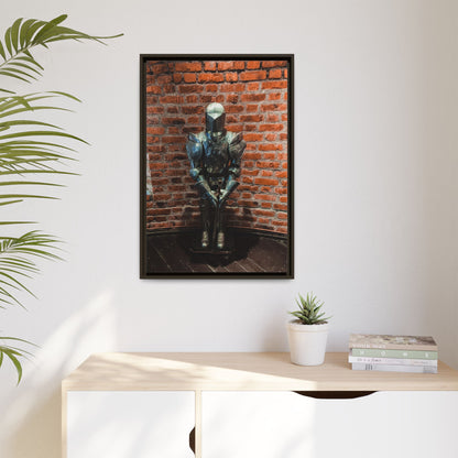 Steel Armour Medieval Age Lithuania Matte Canvas, Framed (Multi-color)