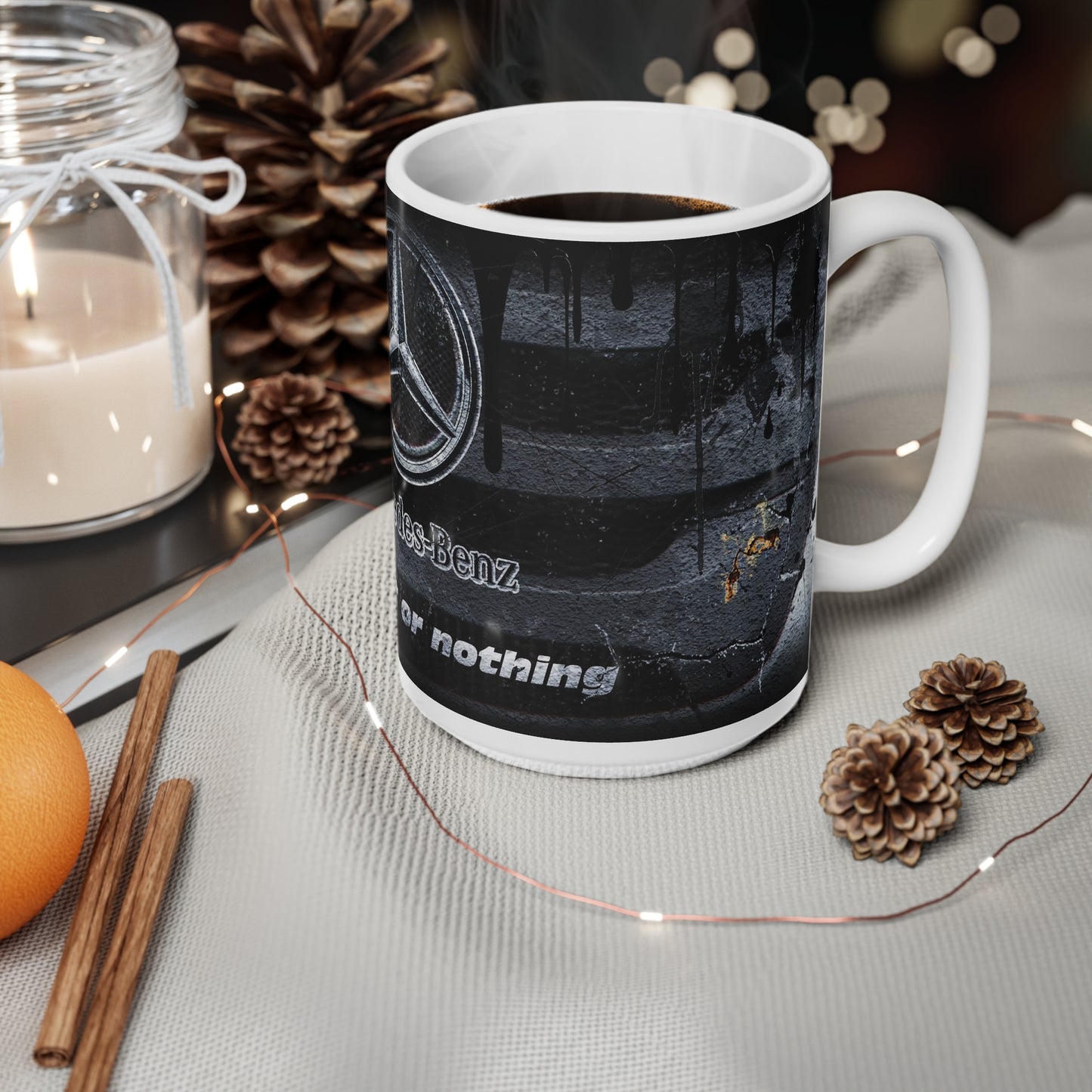 Mercedes - Benz The Best or Nothing Ceramic Coffee Cups - 11oz & 15oz