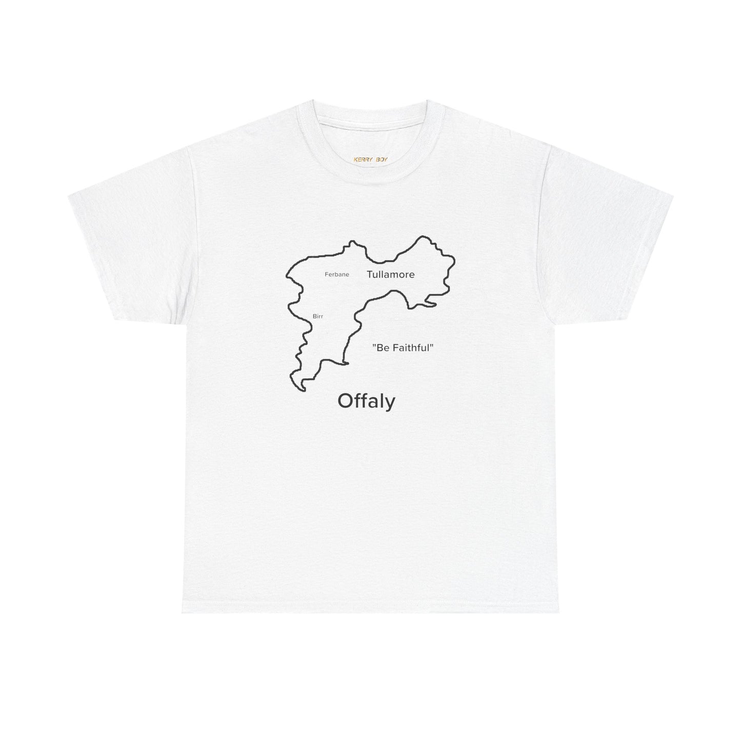 Offaly Unisex Heavy Cotton Tee White Edition