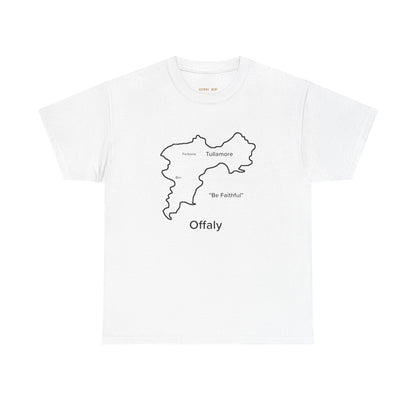 Offaly Unisex Heavy Cotton Tee White Edition