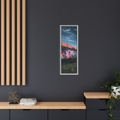 Night Train Matte Canvas, Framed (Multi-color)