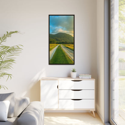 Mountain Torc Matte Canvas, Framed (Multi-color)