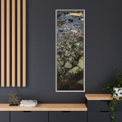 Rocks Matte Canvas, Framed (Multi-color)