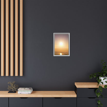 Sunset on Mount Brandon Matte Canvas, Framed (Multi-color)