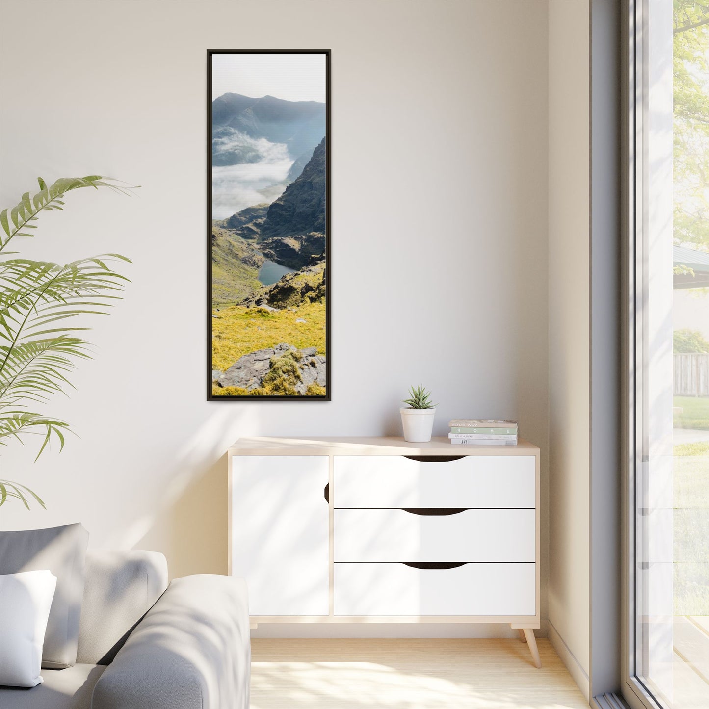 Kerry Mount Matte Canvas, Framed (Multi-color)