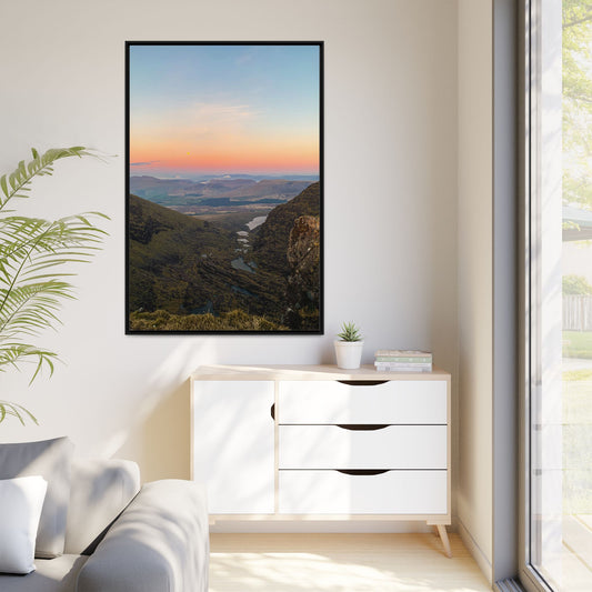 On The Way To Mount Brandon Matte Canvas, Framed (Multi-color)