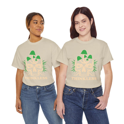 Mushroom Skull 'THINKLESS' T-Shirt