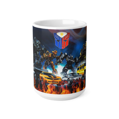 Transformers Ceramic Coffee Cup - 11oz & 15oz | Perfect Gift for Fans!