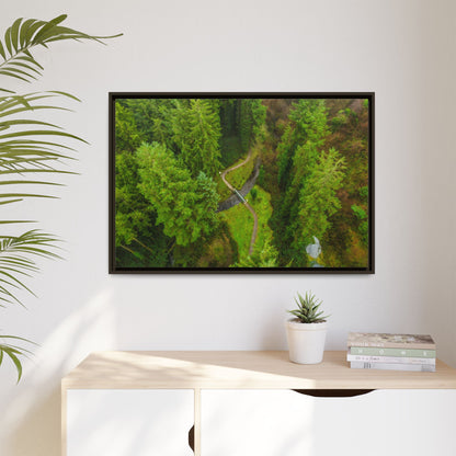 Glanageenty Forest Matte Canvas, Framed (Multi-color)