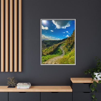 Glanageenty Forest Trail  Matte Canvas, Framed (Multi-color)