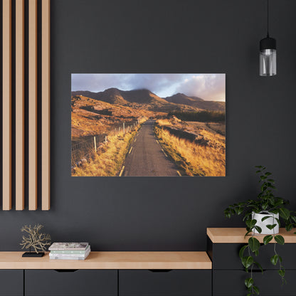Sunset Road Matte Canvas, Stretched, 1.25"