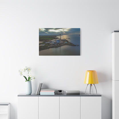 Tarbert Power Station Matte Canvas, Stretched, 1.25"