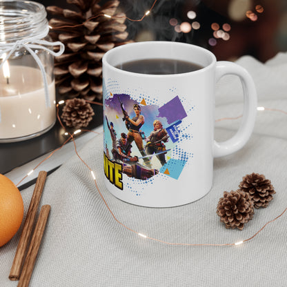 Fortnite Themed Ceramic Coffee Cups - 11oz & 15oz Fun Gamer Mugs