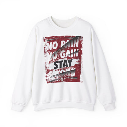 No Pain No Gain Crewneck Sweatshirt - Motivational Athletic Wear