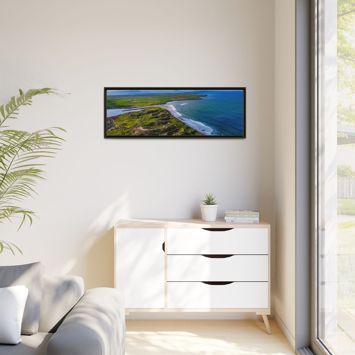 Kerry Landscape Matte Canvas, Framed (Multi-color)