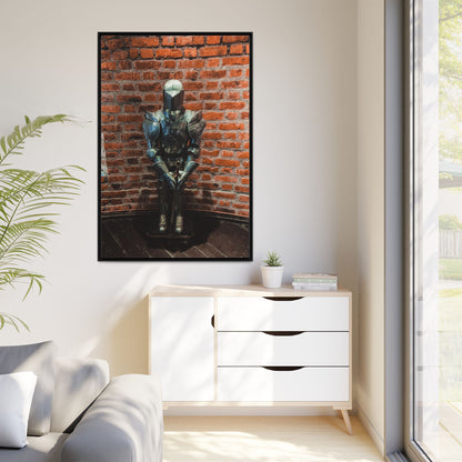 Steel Armour Medieval Age Lithuania Matte Canvas, Framed (Multi-color)