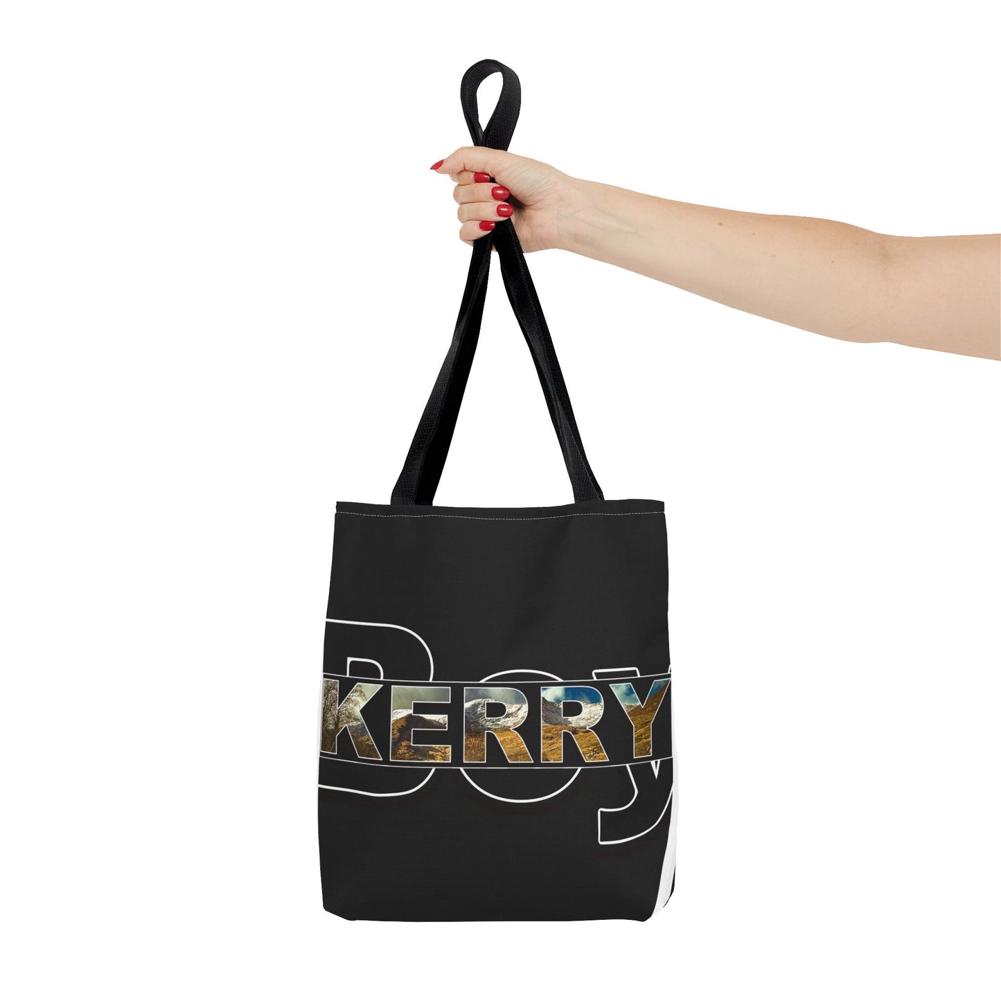 Kerry Boy Black - Black Tote Bag (AOP)