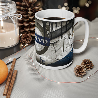 Volvo-Themed Ceramic Coffee Mug | 11oz & 15oz – Perfect for Car Enthusiasts