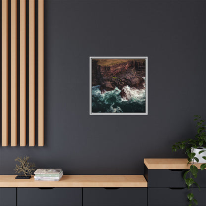 Kerry Head Matte Canvas, Framed (Multi-color)